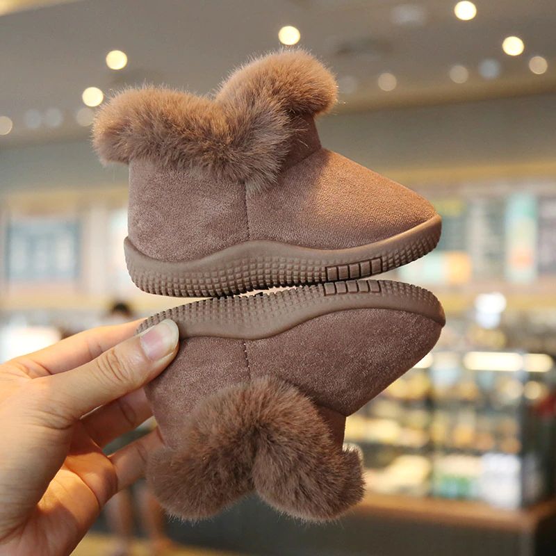 Violeta Baby Meisjes Snowboot - Bruin Bont
