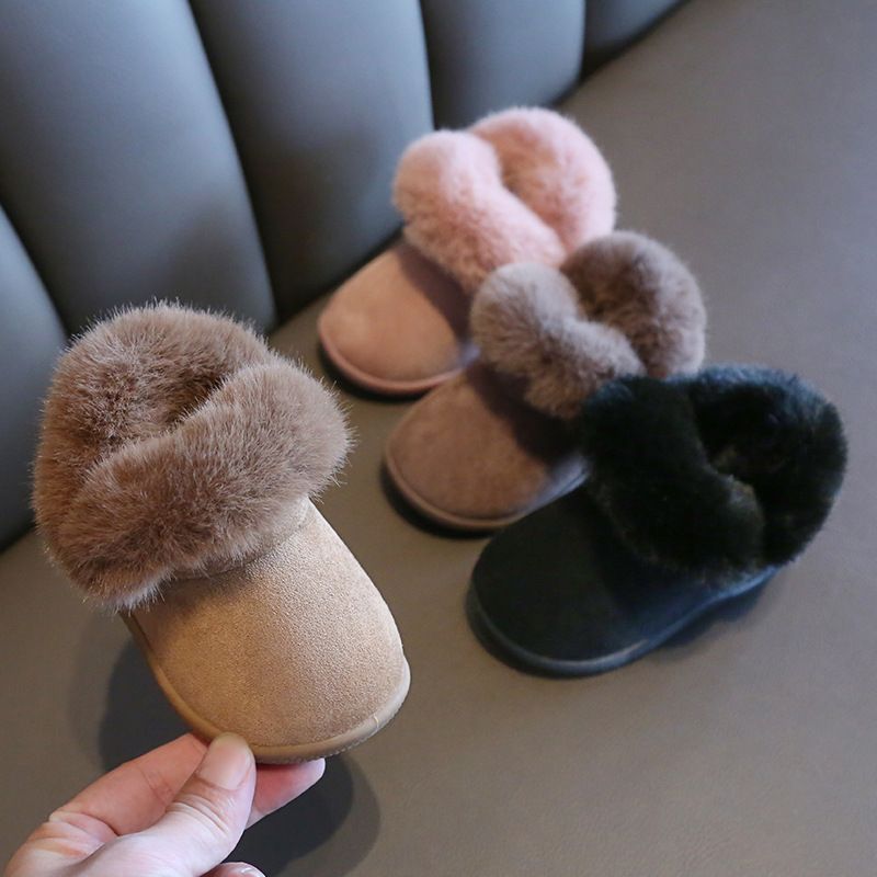 Violeta Baby Meisjes Snowboot - Bruin Bont