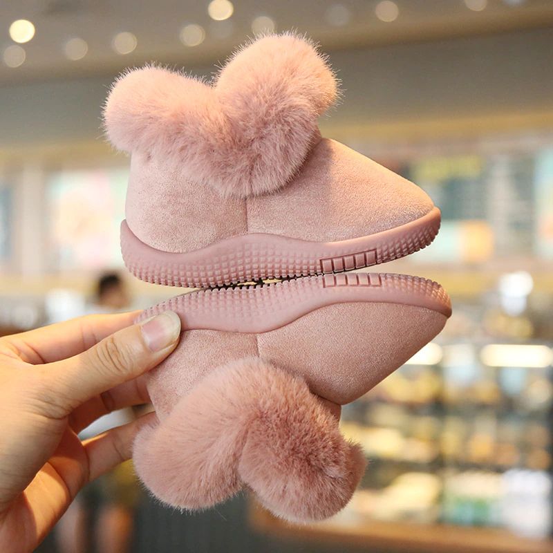 Violeta Baby Meisjes Snowboot - Bruin Bont