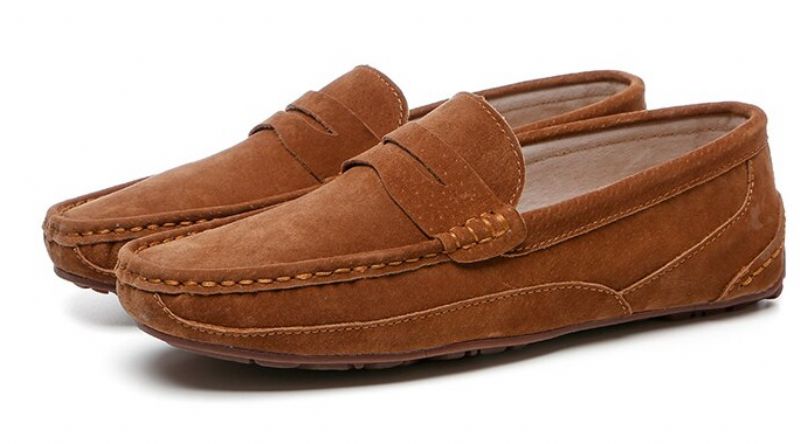 Virgil Heren Loafers Schoenen - Brons