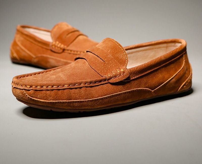 Virgil Heren Loafers Schoenen - Brons