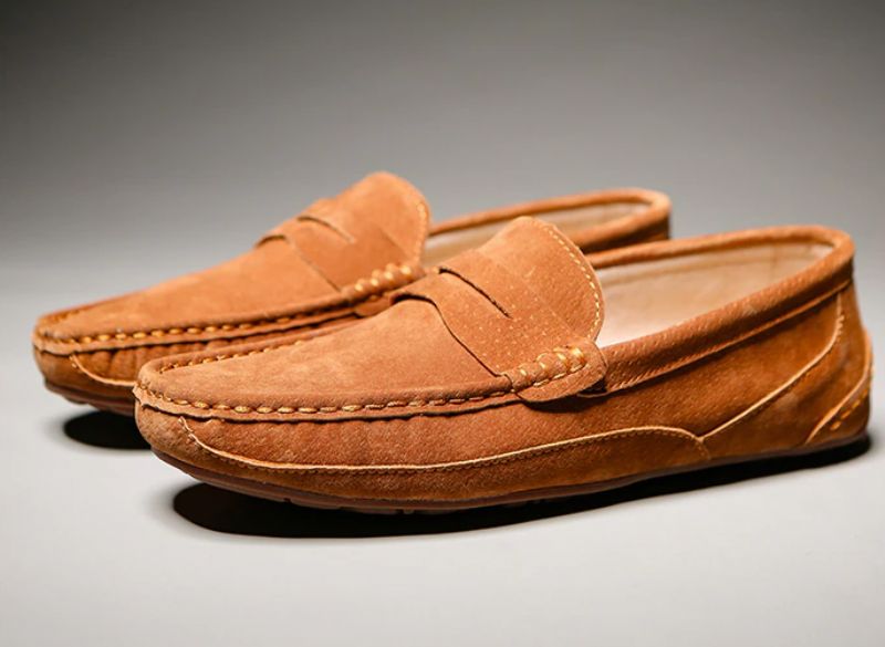 Virgil Heren Loafers Schoenen - Brons