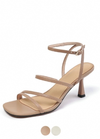 Virginia Dames Elegante Dunne Hoge Hakken Sandalen