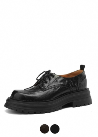 Virginia Dames Vetersluiting Leren Loafer