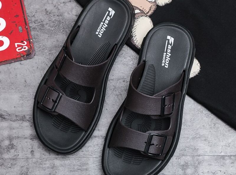 Vitaly Heren Fashion Sandaal - Zwart