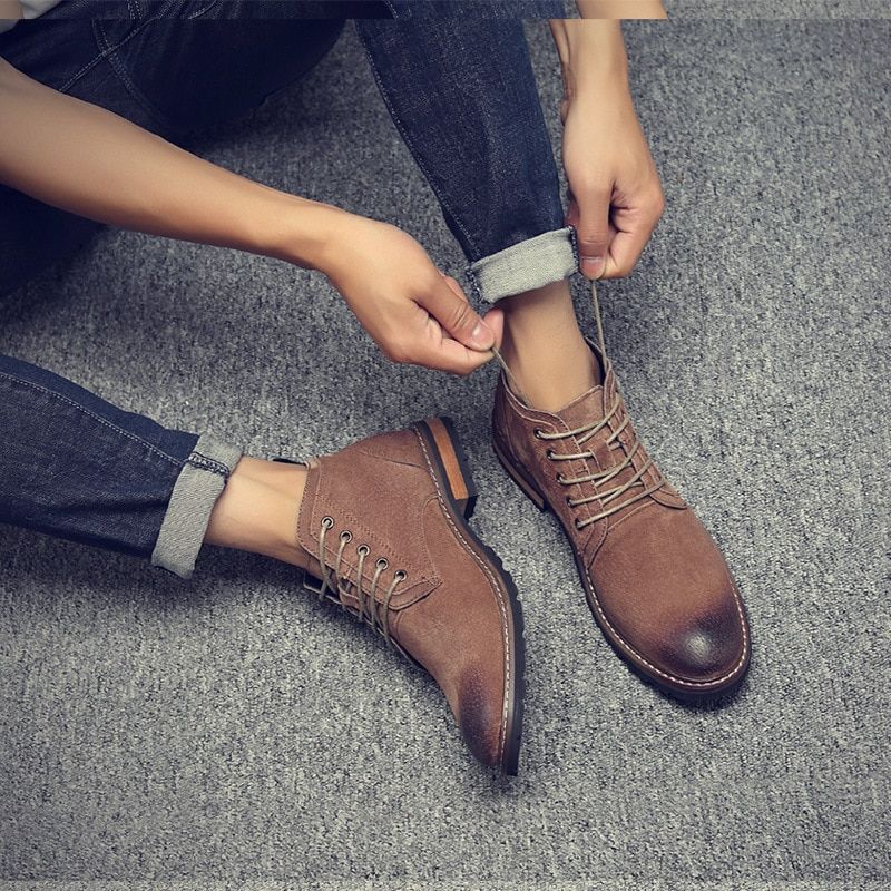 Vitelio Heren Chukka Laars - Bruin
