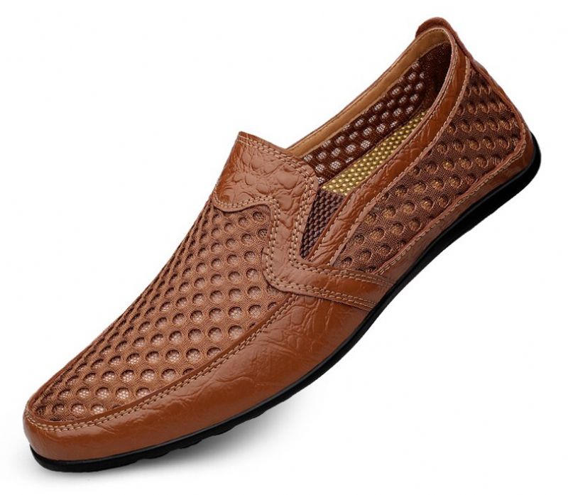 Vitto Heren Loafers Casual Schoenen - Bruin