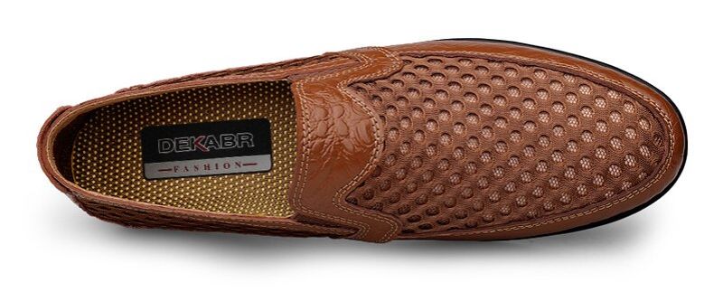 Vitto Heren Loafers Casual Schoenen - Bruin