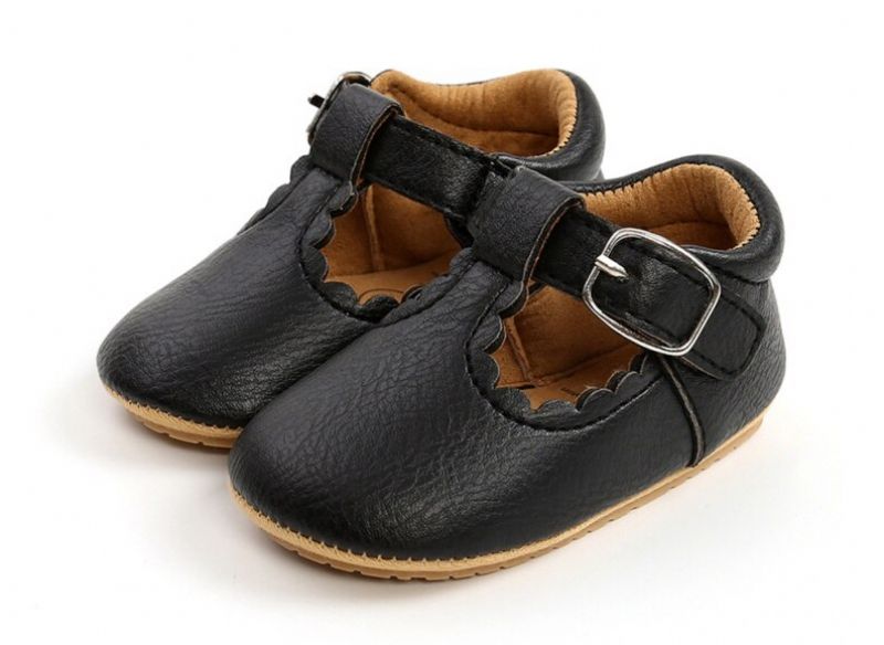 Vya Baby Meisjes Loafers Casual Schoenen - Zwart