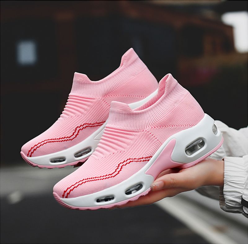 Wade Dames Casual Slip-on Sneaker - Roze