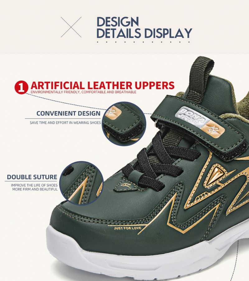 Walcott Jongensmode Casual Sneaker - Groen