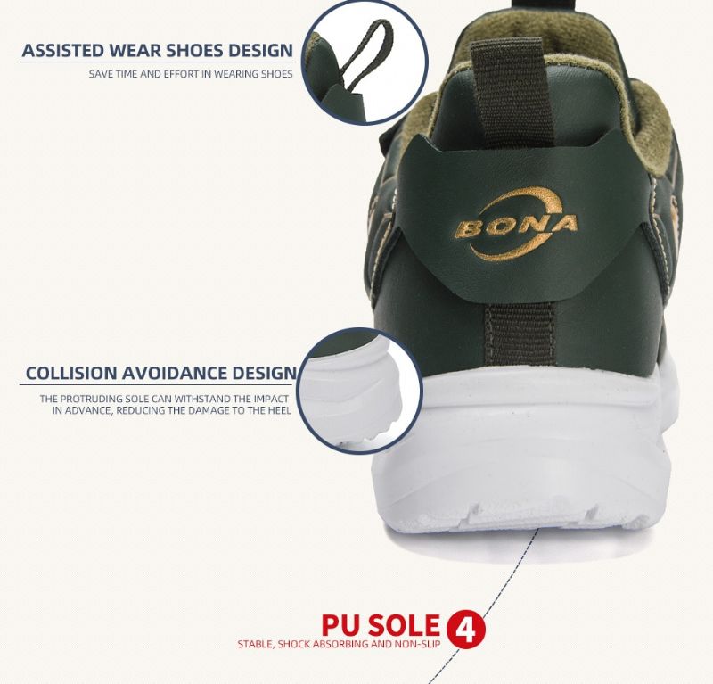 Walcott Jongensmode Casual Sneaker - Groen