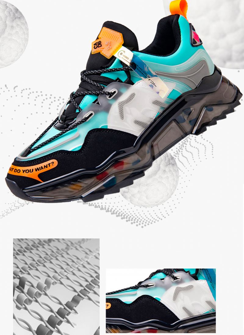 Wald Heren Fashion Sneakers - Blauw