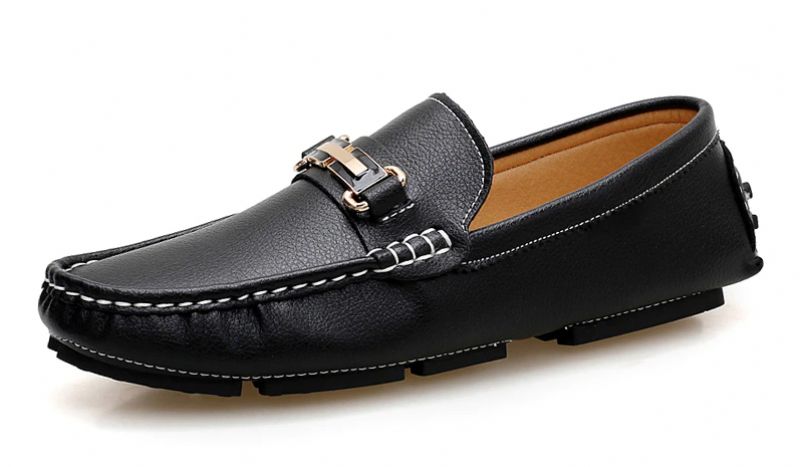Walker Heren Loafers Mode Schoenen - Zwart