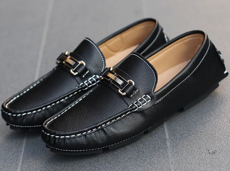 Walker Heren Loafers Mode Schoenen - Zwart