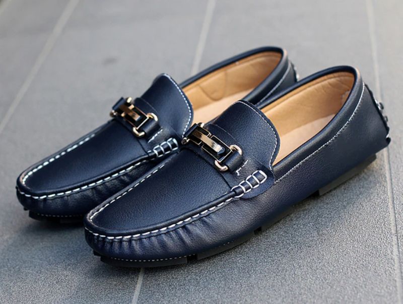 Walker Heren Loafers Mode Schoenen - Zwart