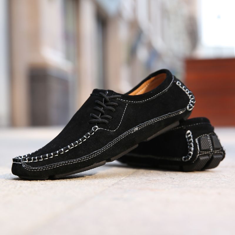 Walter Heren Handgemaakte Loafers Casual Schoenen - Blauw