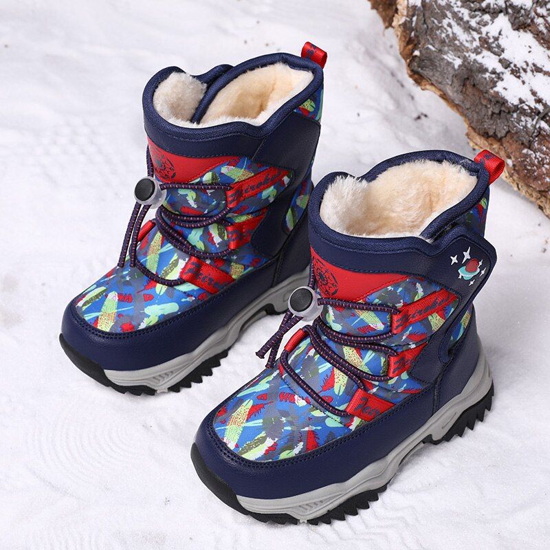 Watson Unisex Kinder Snowboot - Bruin bont