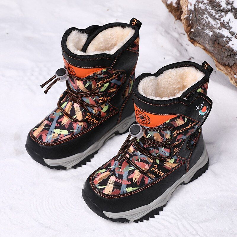 Watson Unisex Kinder Snowboot - Bruin bont