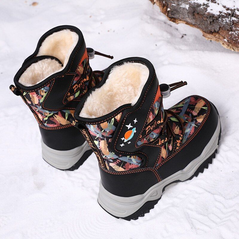 Watson Unisex Kinder Snowboot - Bruin bont