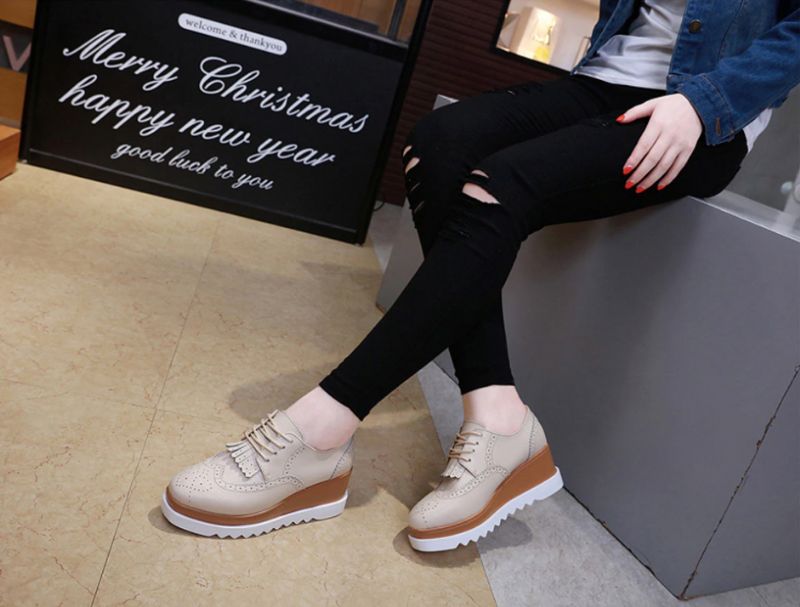 Wayne Dames Wedges Schoenen - Beige