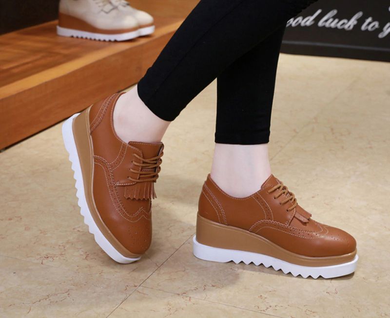 Wayne Dames Wedges Schoenen - Beige