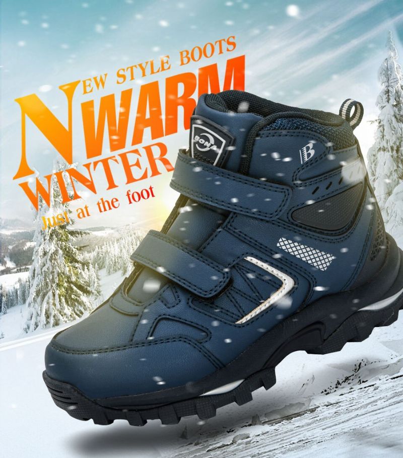 Welly Hoge Sneaker Voor Jongens - Zwart