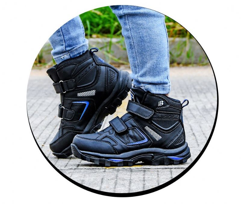 Welly Hoge Sneaker Voor Jongens - Zwart