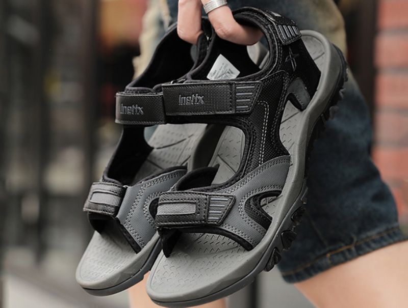 Wesley Heren Outdoor Sandaal - Zwart