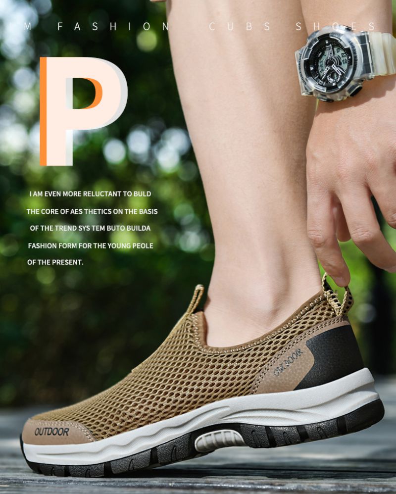 Will Heren Slip-on Sneaker - Kaki