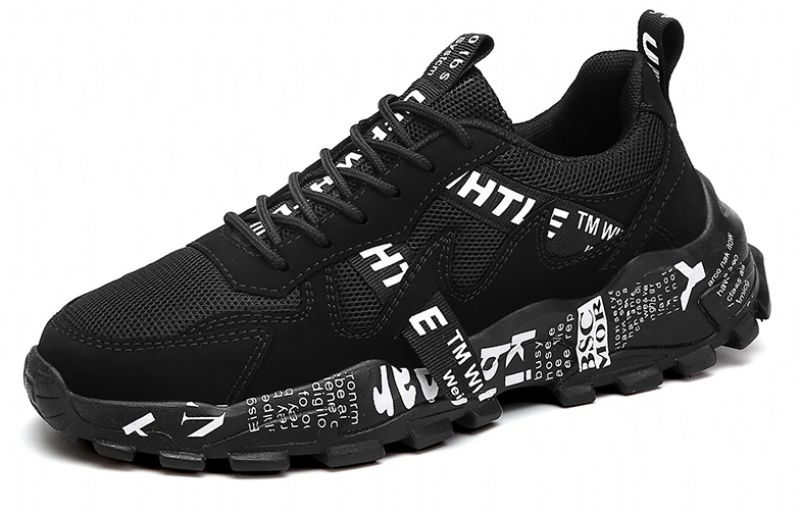 William Heren Mode Sneakers - Zwart