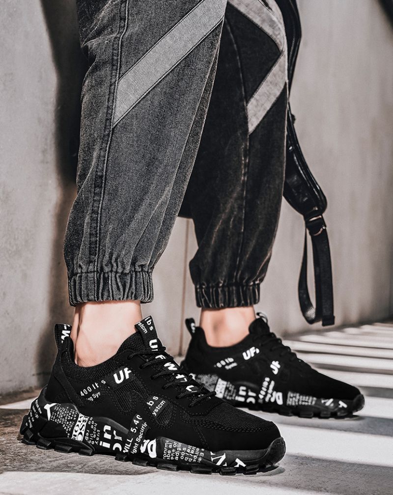 William Heren Mode Sneakers - Zwart