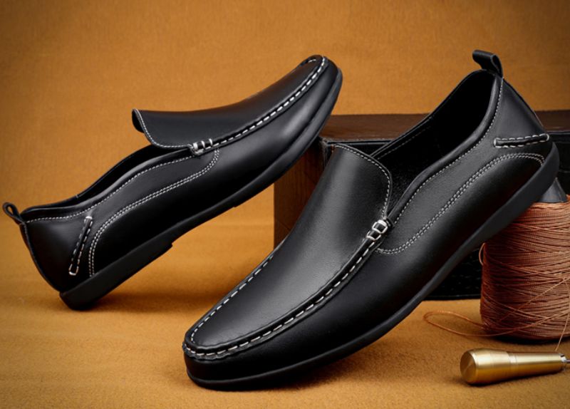 Winks Heren Loafer Casual Schoenen - Zwart