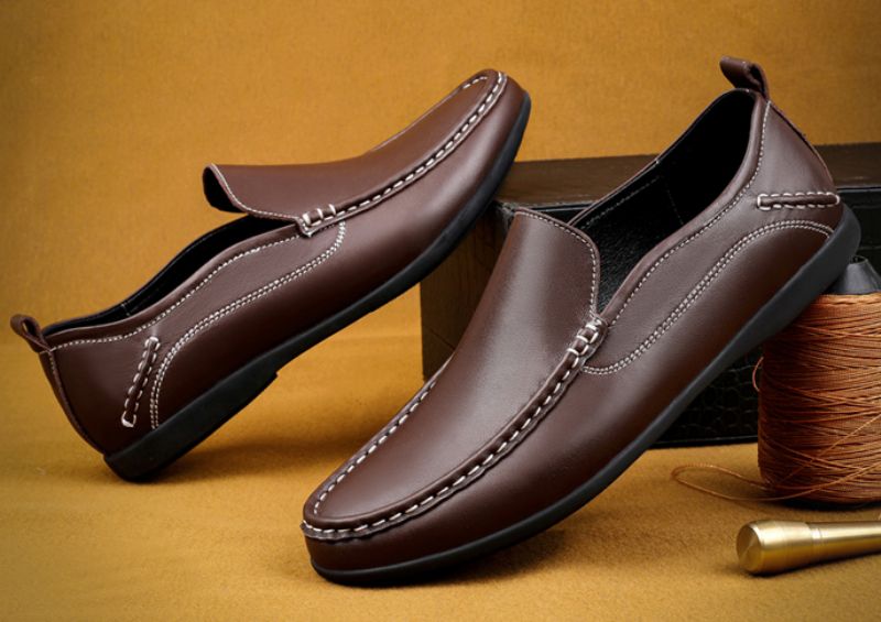 Winks Heren Loafer Casual Schoenen - Zwart