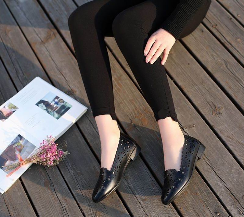 Wissal Dames Loafer Schoenen - Wit