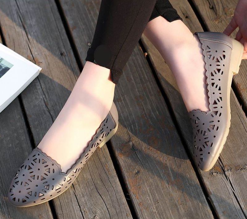 Wissal Dames Loafer Schoenen - Wit