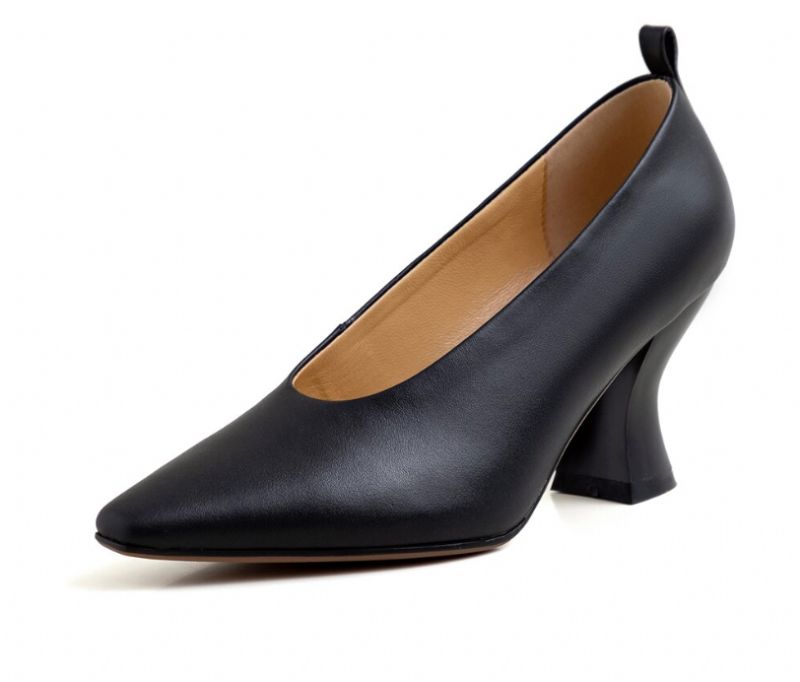 Witte Pumps - Zwart