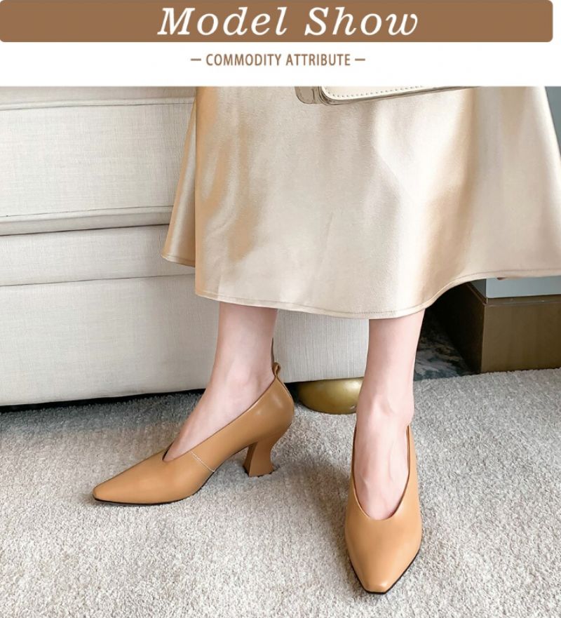 Witte Pumps - Zwart