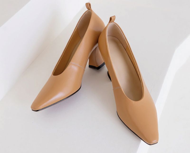 Witte Pumps - Zwart