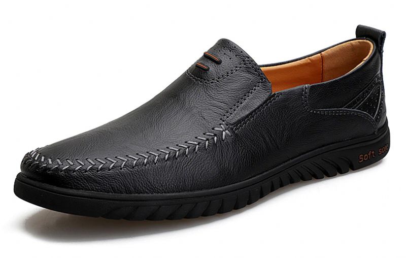 Wyatt Heren Loafers Casual Schoenen - Zwart