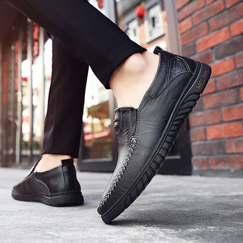 Wyatt Heren Loafers Casual Schoenen - Zwart