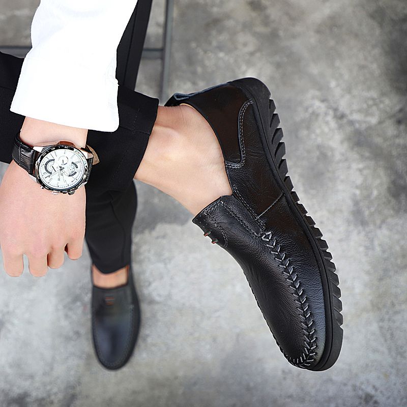 Wyatt Heren Loafers Casual Schoenen - Zwart