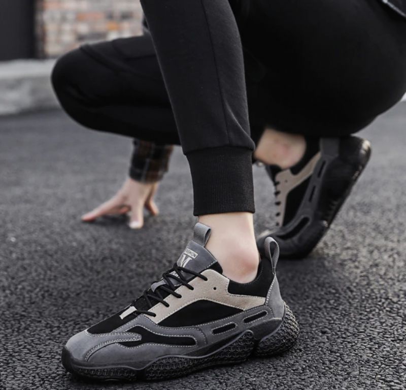 Xavier Heren Lifestyle Sneakers - Grijs
