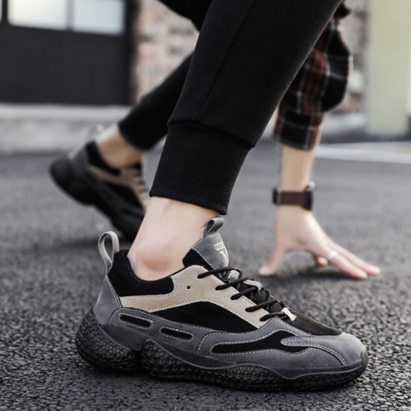 Xavier Heren Lifestyle Sneakers - Grijs