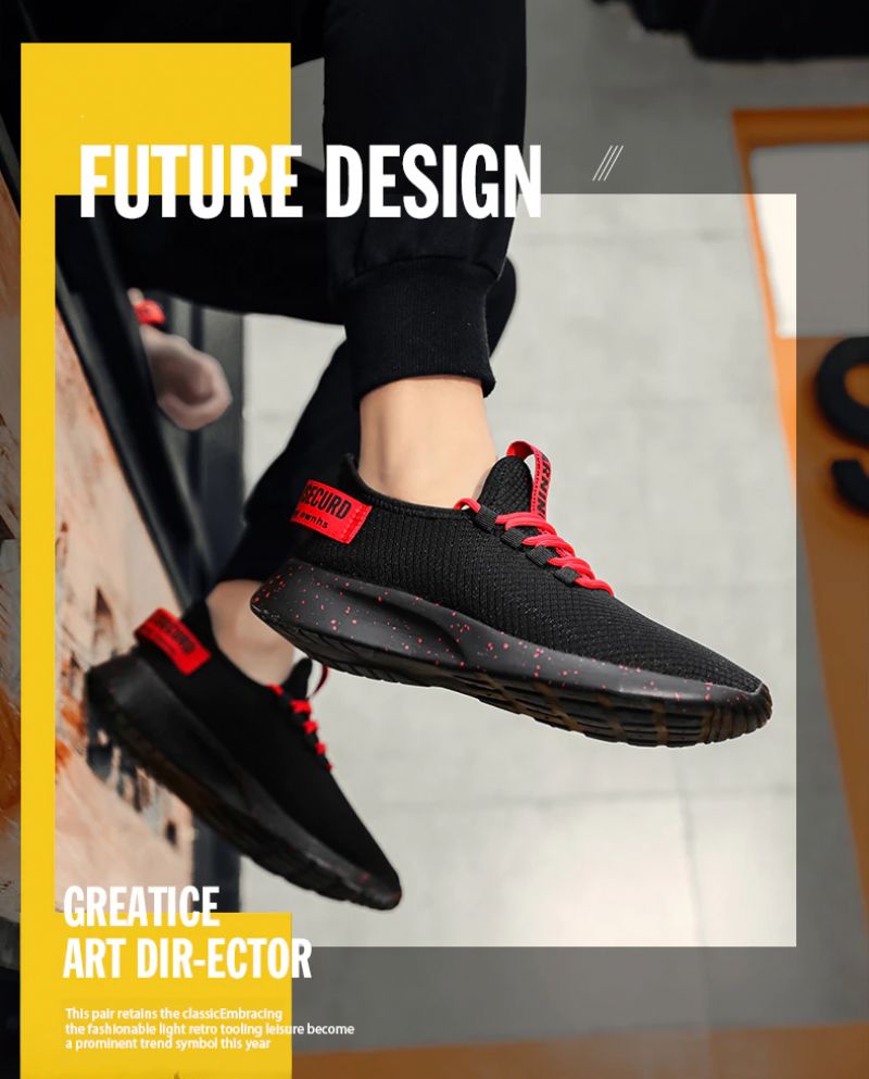 Xavier Heren Sneakers - Zwart