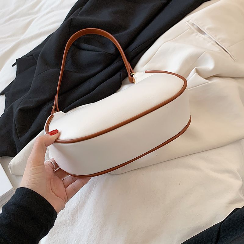 Xiome Dames Leren Baguette Handtas - Zwart