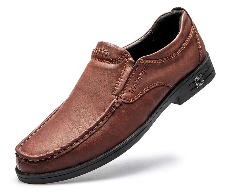 Yagami Heren Loafer Casual Schoenen - Bruin