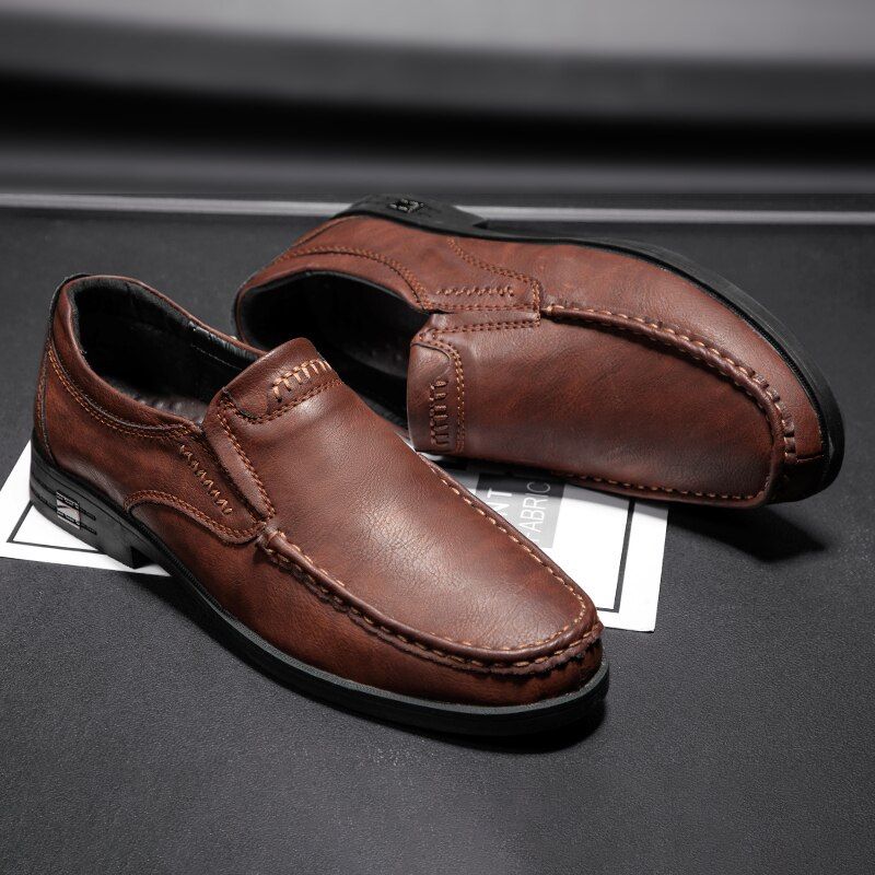 Yagami Heren Loafer Casual Schoenen - Bruin