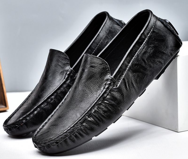 Yan Heren Loafer Casual Schoenen - Koffie