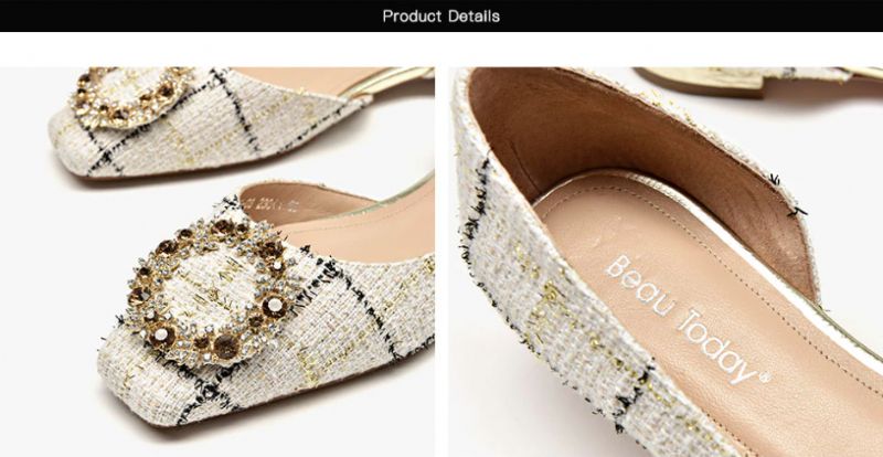 Yanela Dames Platte Schoenen - Blauw